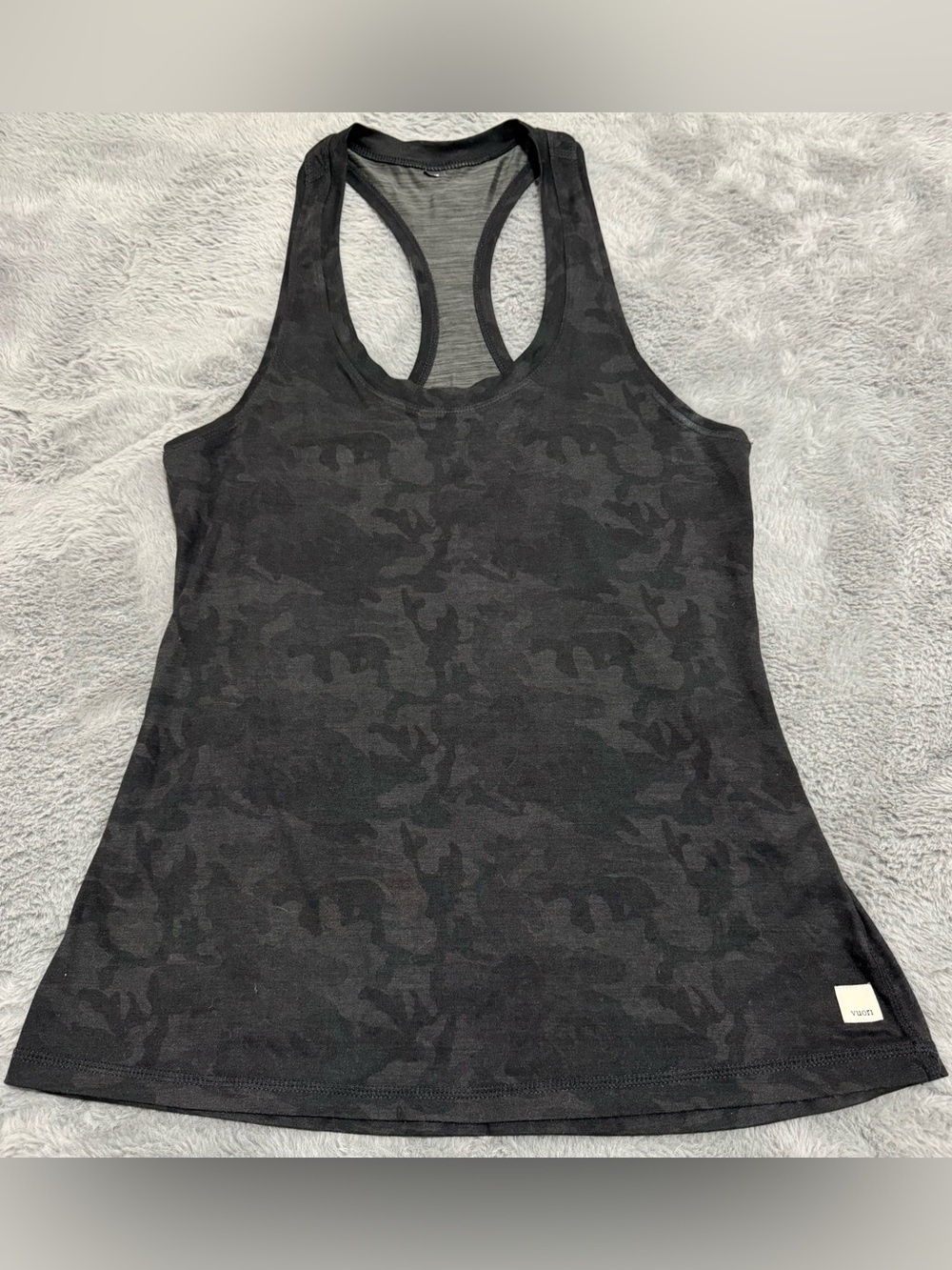 Vuori Black Camo Racerback Tank